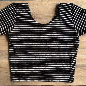SOLD American Apparel Cotton Spandex Jersey Crop Tee